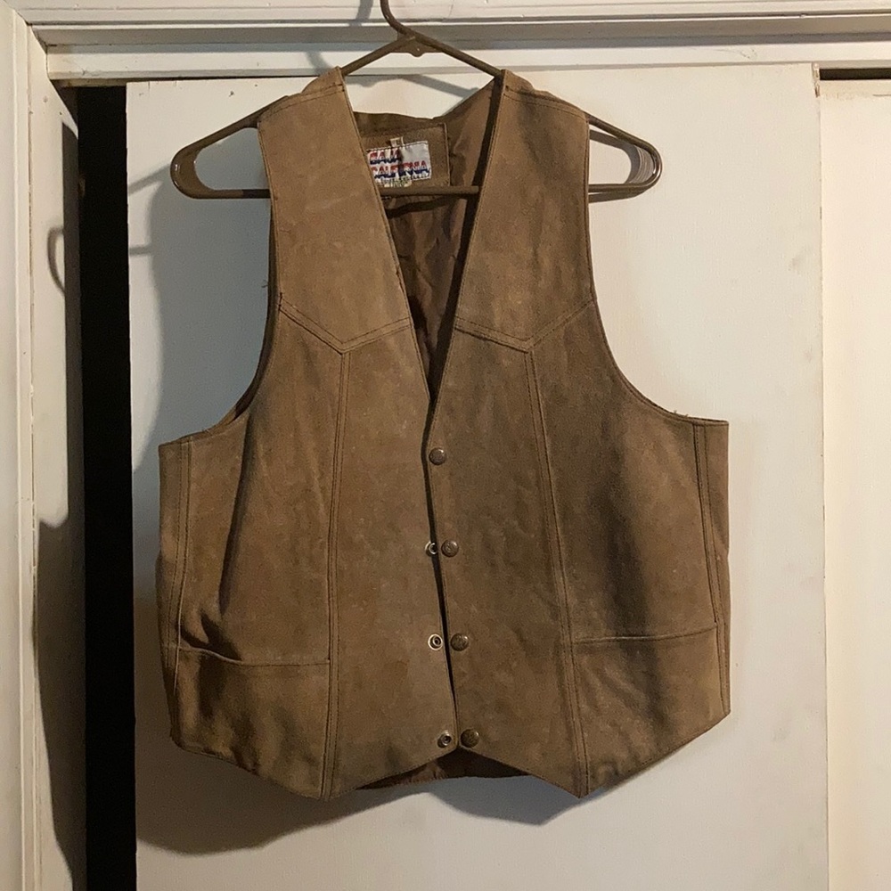 Vintage Suede Vest